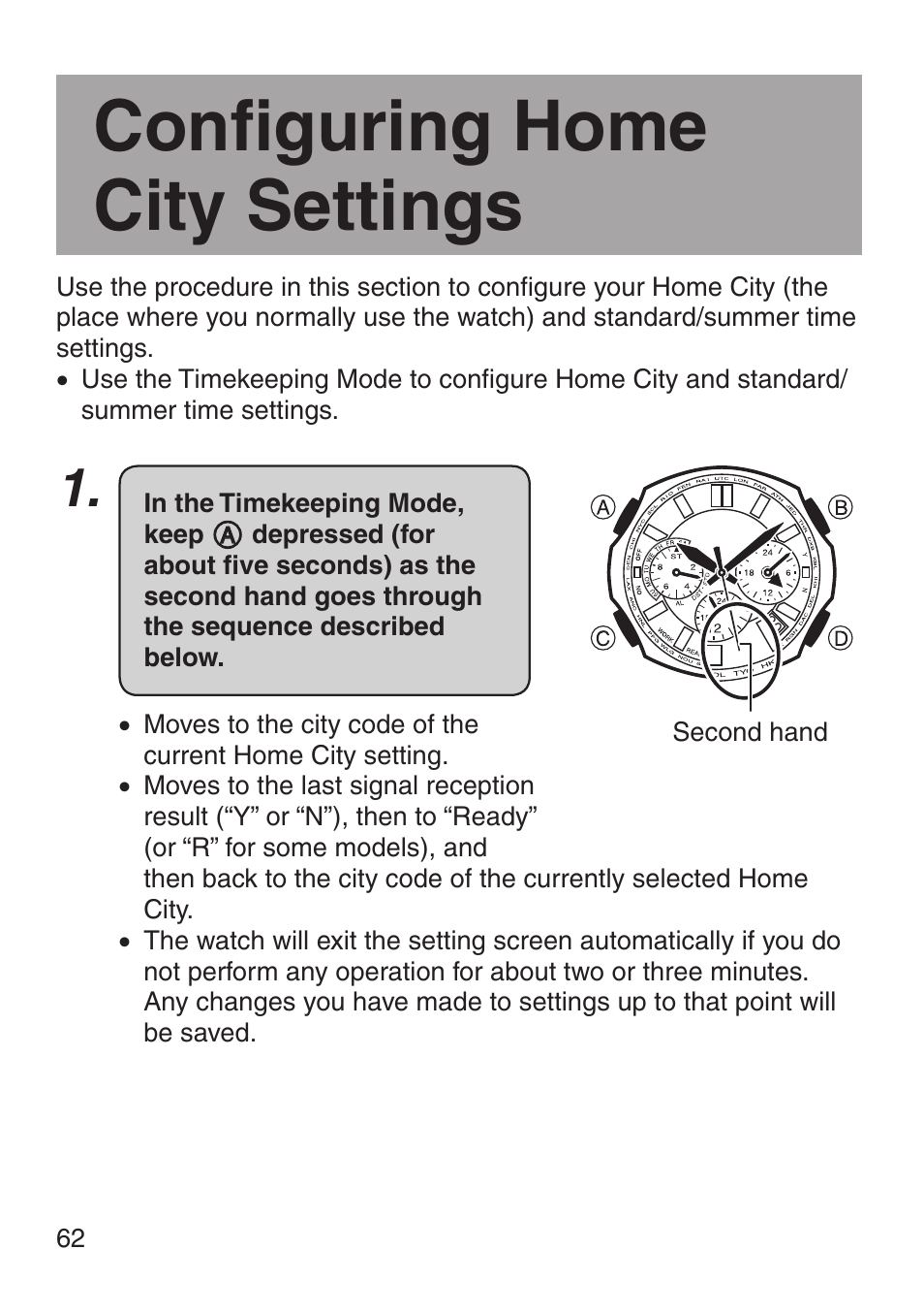 Configuring home city settings | G-Shock MRG-8100B-1A User Manual | Page 63 / 92