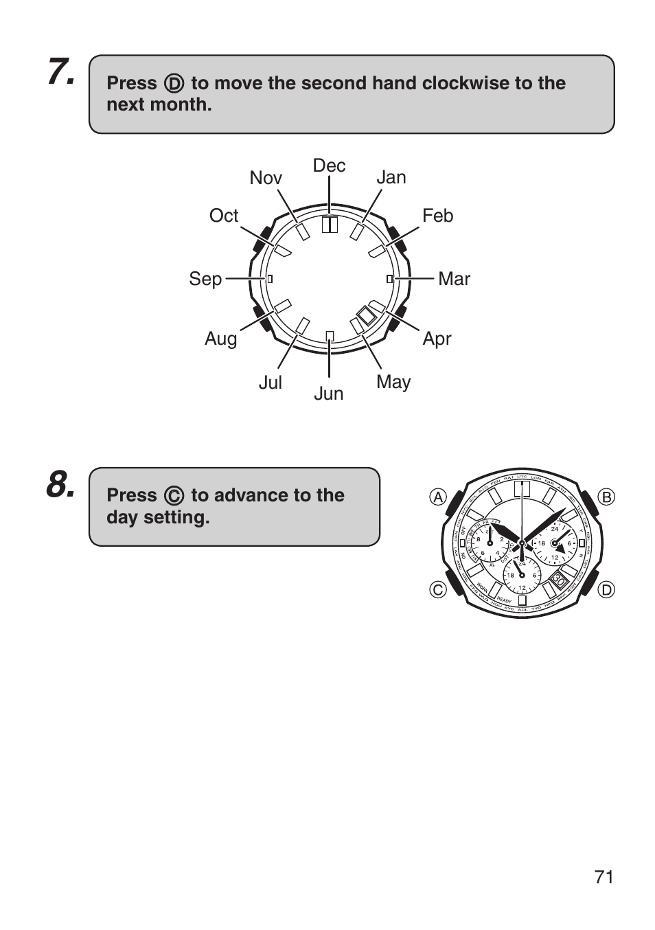 G-Shock MRG-8100B-1A User Manual | Page 72 / 92