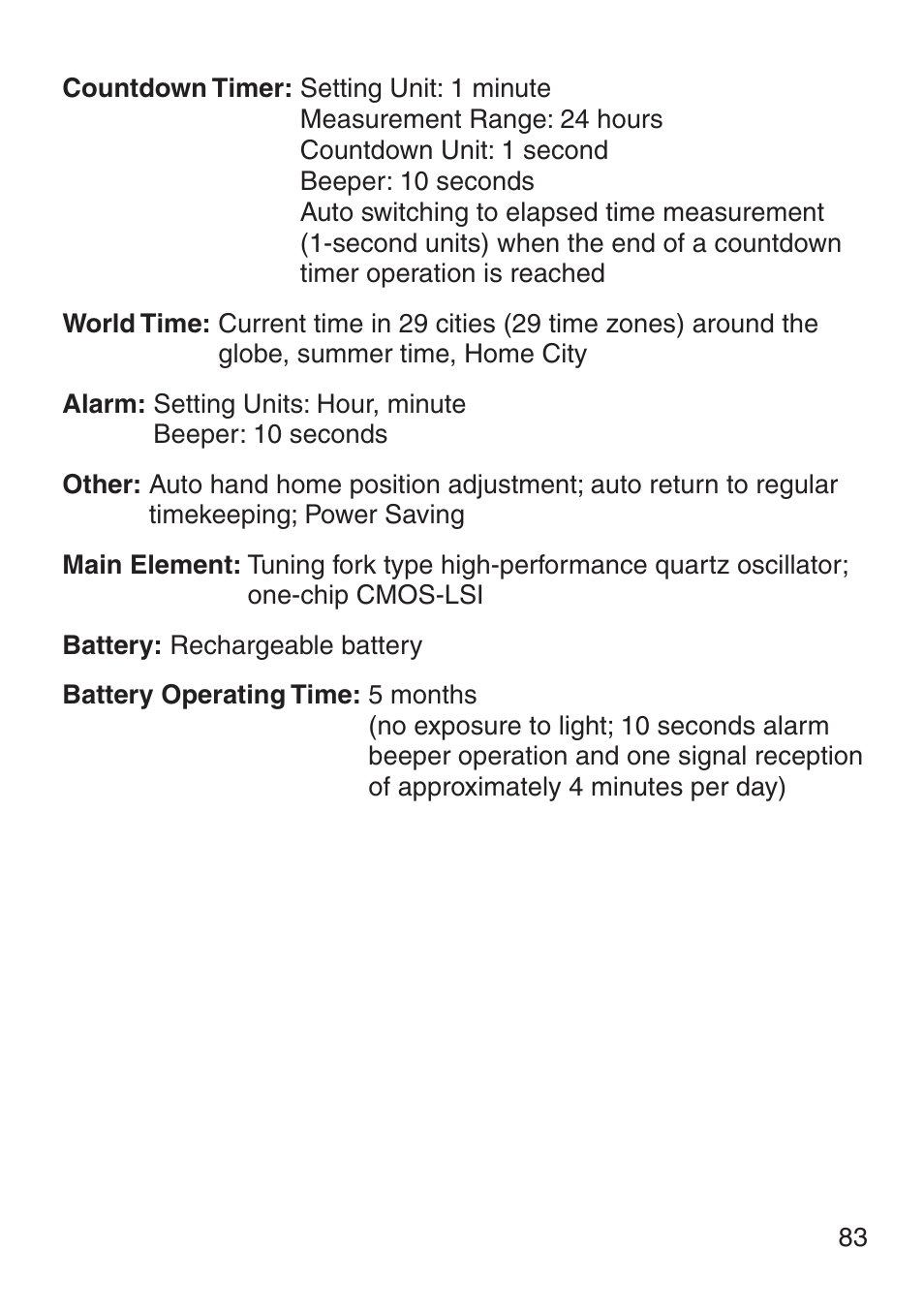 G-Shock MRG-8100B-1A User Manual | Page 84 / 92