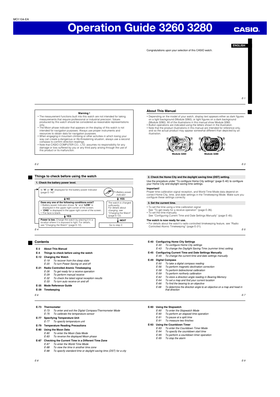 G-Shock GW-9300GY-1JF User Manual | 13 pages