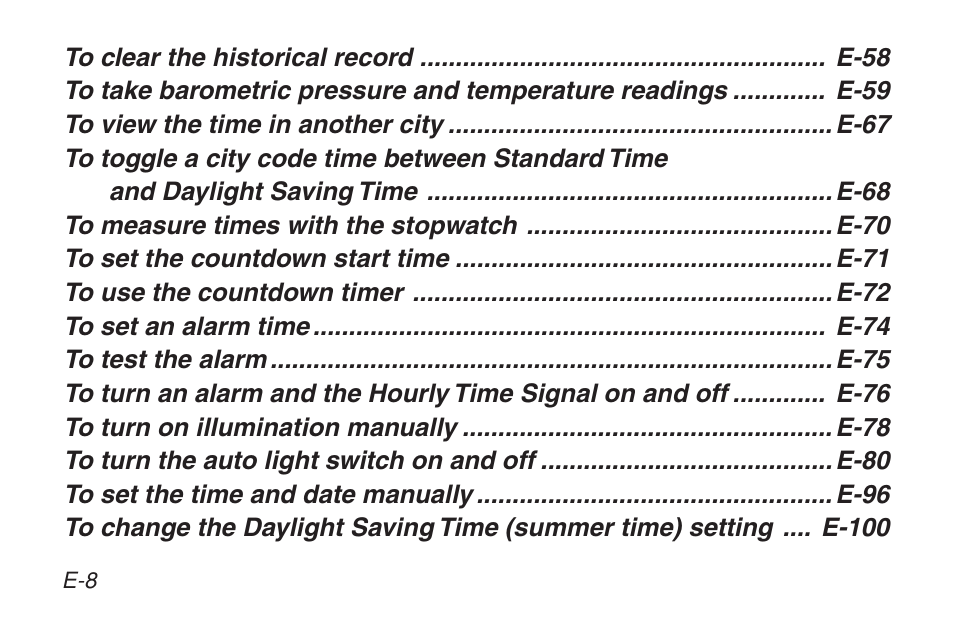 G-Shock GW-9200BPJ-1 User Manual | Page 10 / 141