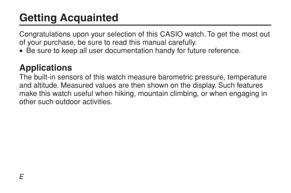 Getting acquainted | G-Shock GW-9200BPJ-1 User Manual | Page 2 / 141