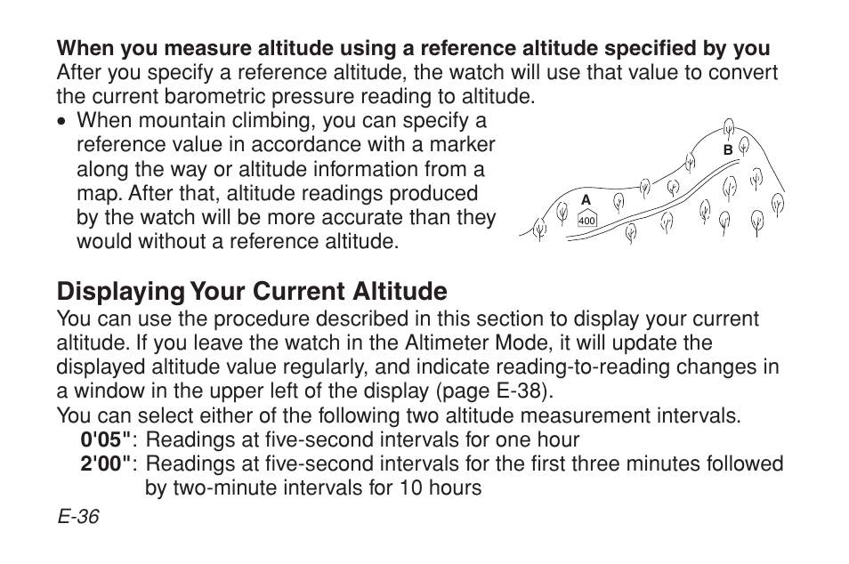 Displaying your current altitude | G-Shock GW-9200BPJ-1 User Manual | Page 38 / 141