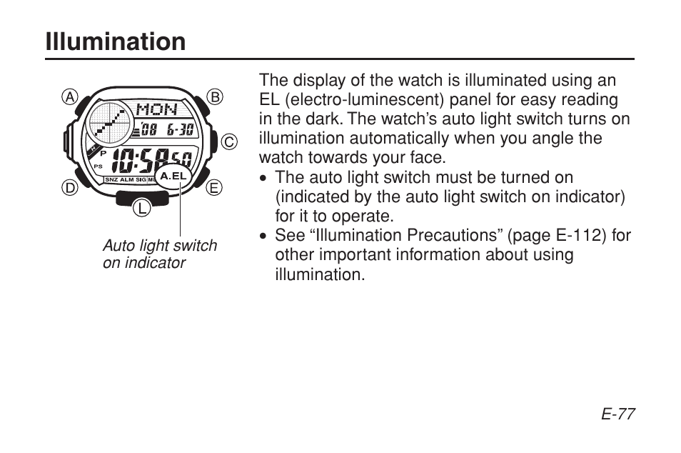 Illumination | G-Shock GW-9200BPJ-1 User Manual | Page 79 / 141