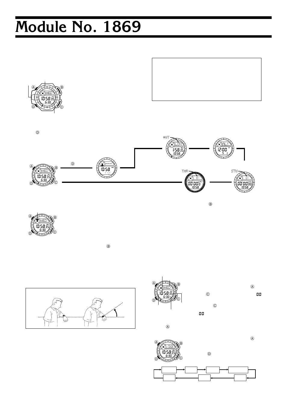 G-Shock DW-9800NKJ-3JR User Manual | 6 pages