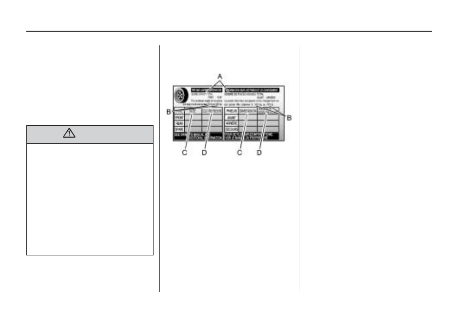 Vehicle load limits, Vehicle load limits -12 | Pontiac 2010 Vibe User Manual | Page 146 / 318