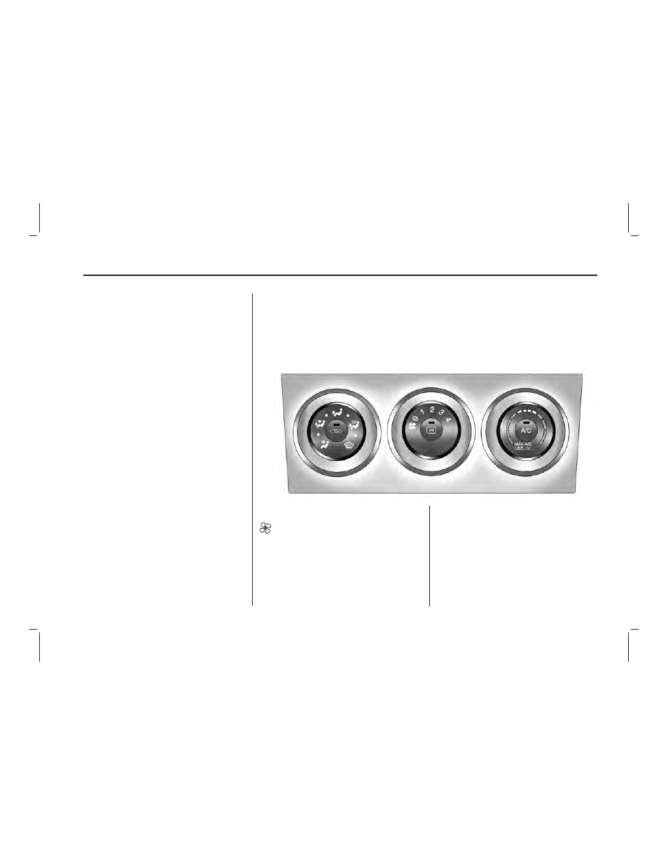 Climate controls | Pontiac 2009 Vibe User Manual | Page 127 / 318