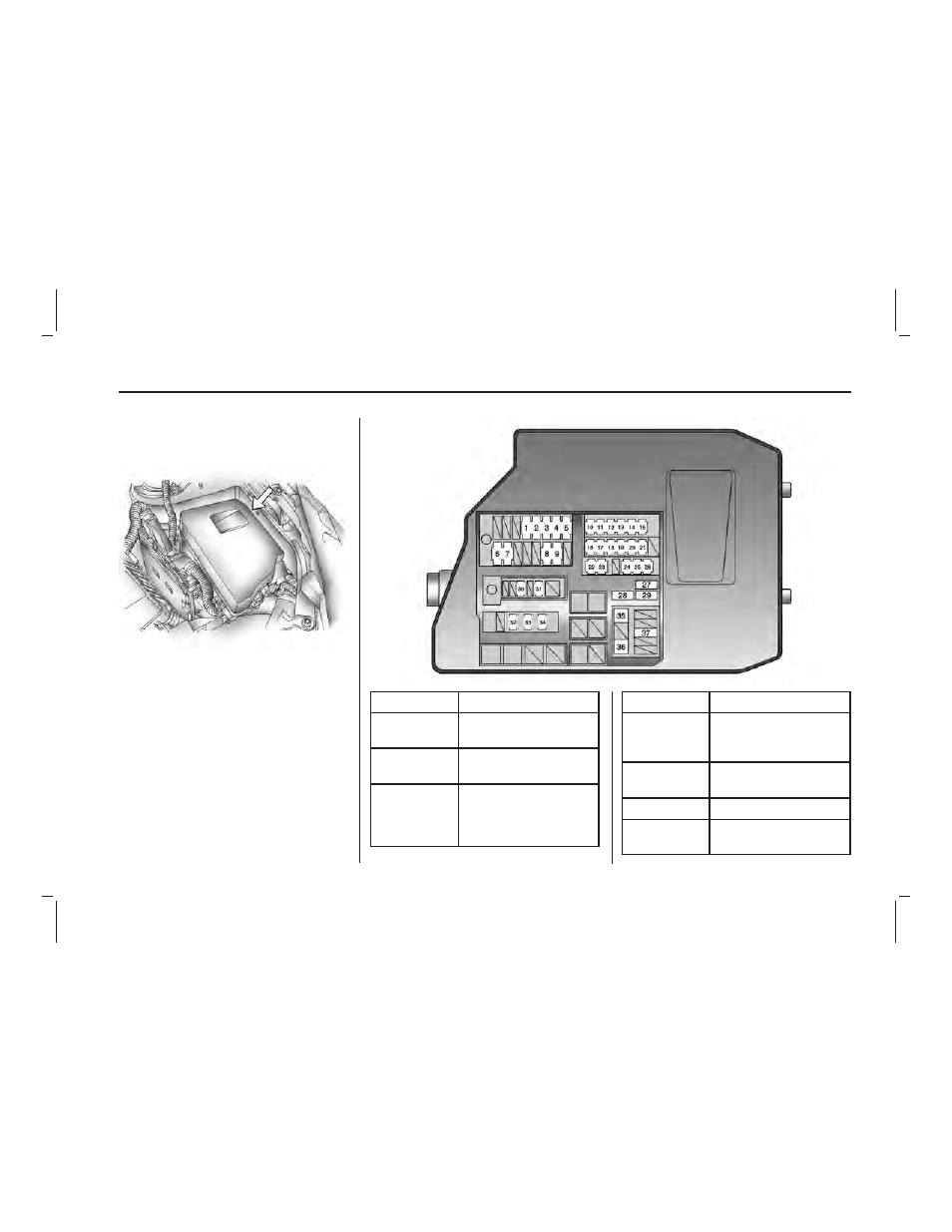 Engine compartment fuse block, Vehicle service and care 9-39 | Pontiac 2009 Vibe User Manual | Page 211 / 318