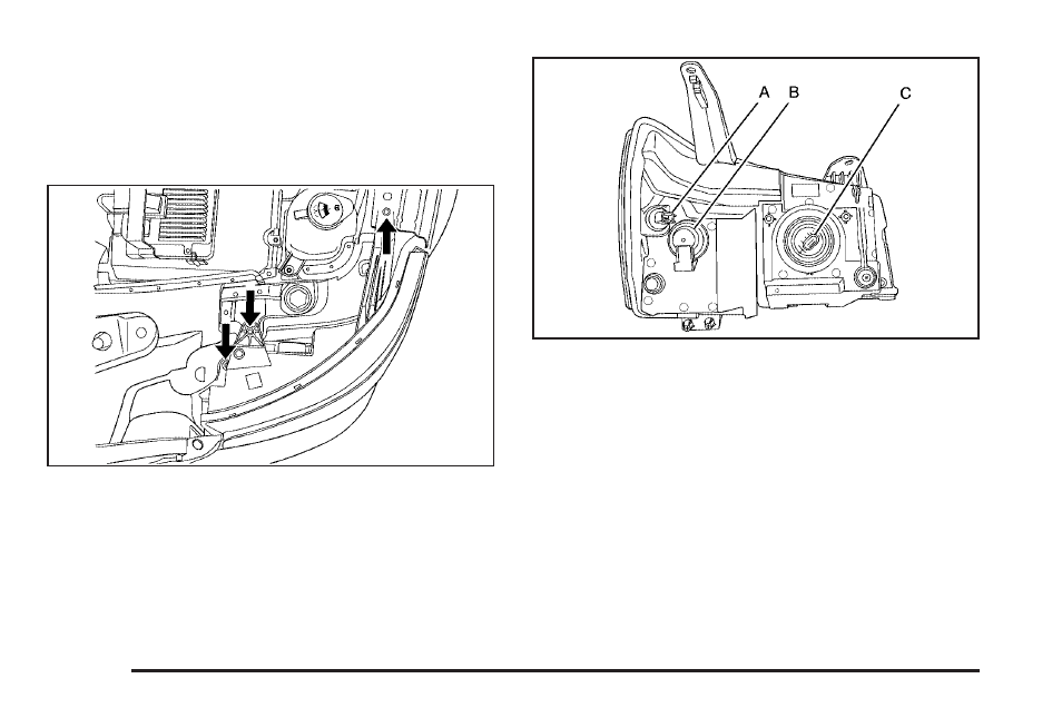 Headlamps, front turn signal, sidemarker, And parking lamps -44 | Pontiac 2009 Torrent User Manual | Page 328 / 436