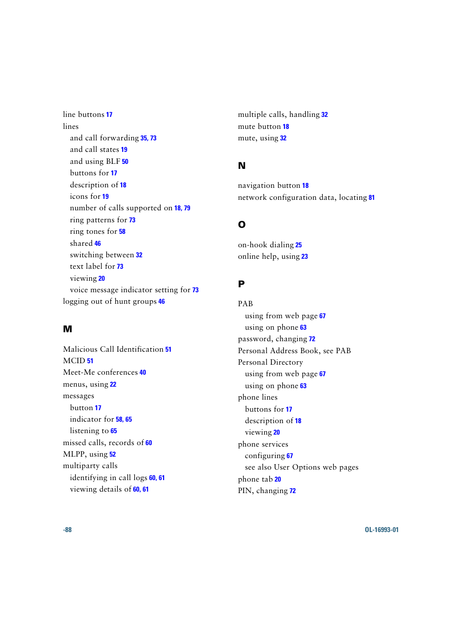 Cisco 7970 Series User Manual | Page 88 / 92