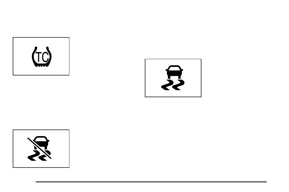 Traction control system (tcs) active light, Stabilitrak® not ready light, Stabilitrak® indicator light | Not ready light -36, Stabilitrak, Not ready light, Indicator light | Pontiac 2008 G6 User Manual | Page 168 / 408