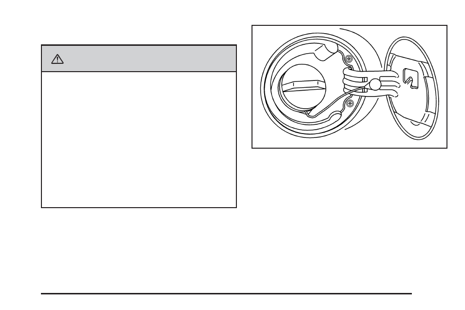 Filling the tank, Filling the tank -9, Caution | Pontiac 2008 G6 User Manual | Page 245 / 408