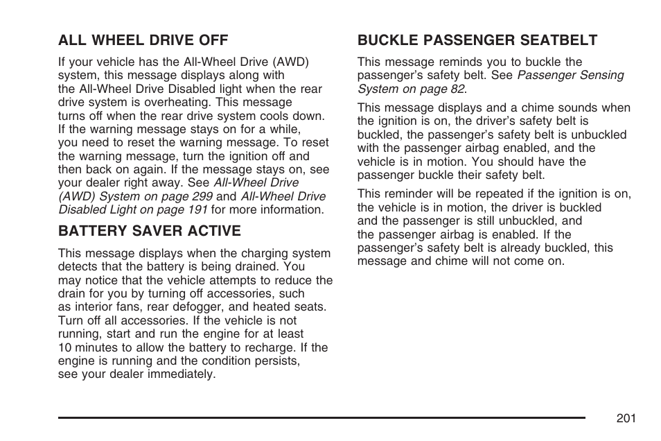 Pontiac 2007 Torrent User Manual | Page 201 / 490