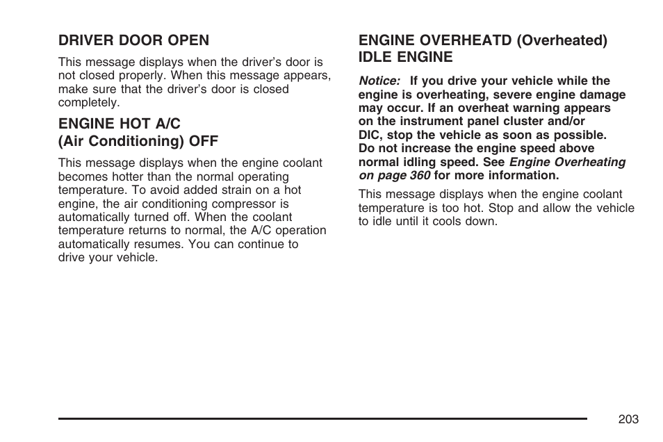 Pontiac 2007 Torrent User Manual | Page 203 / 490