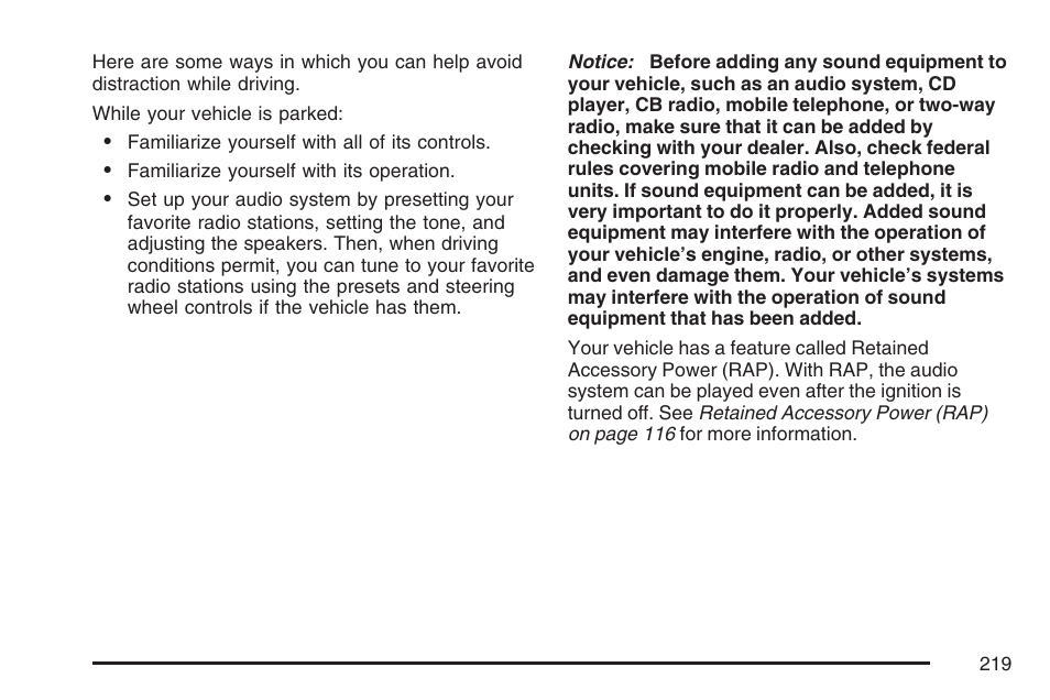 Pontiac 2007 Torrent User Manual | Page 219 / 490