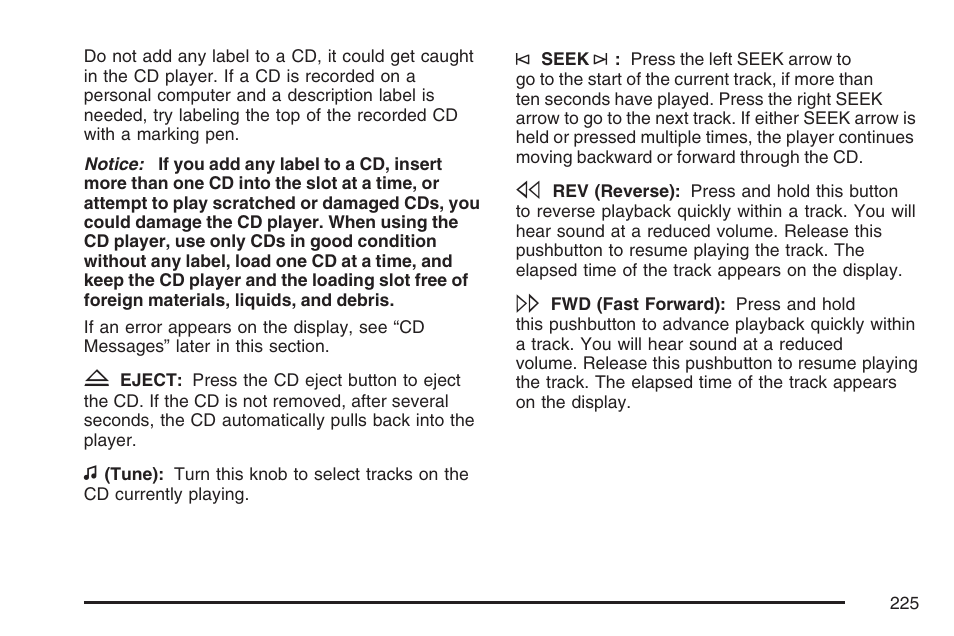 Pontiac 2007 Torrent User Manual | Page 225 / 490