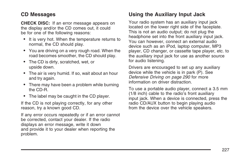 Pontiac 2007 Torrent User Manual | Page 227 / 490