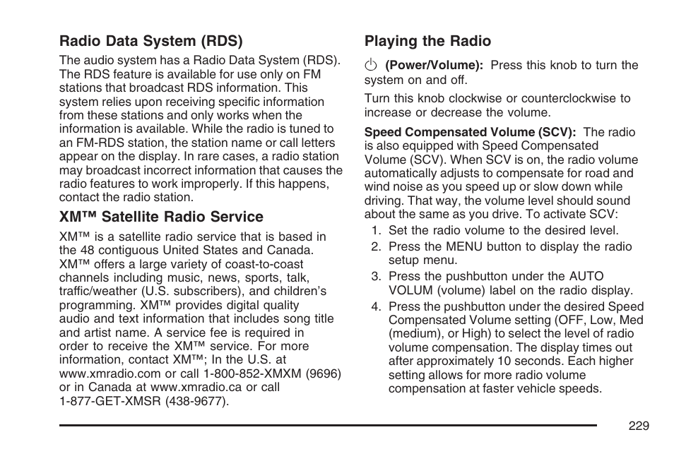 Pontiac 2007 Torrent User Manual | Page 229 / 490