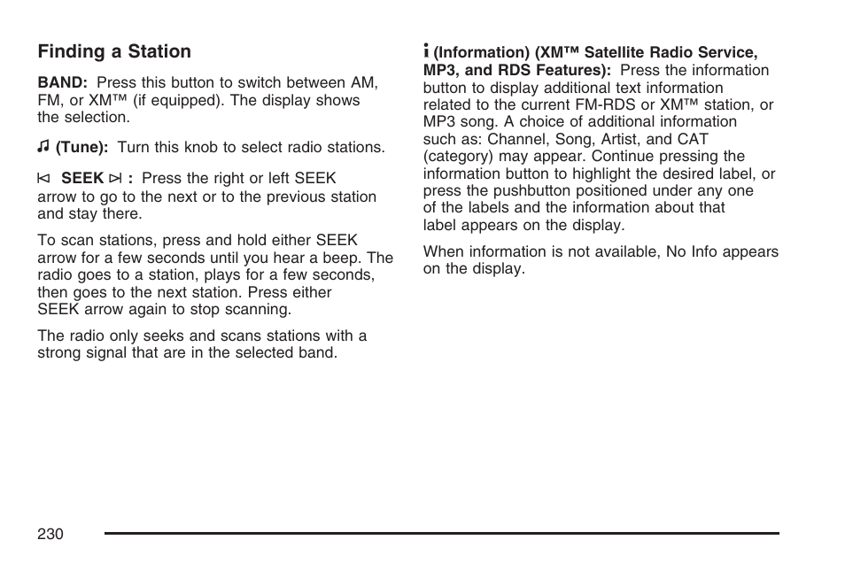 Pontiac 2007 Torrent User Manual | Page 230 / 490
