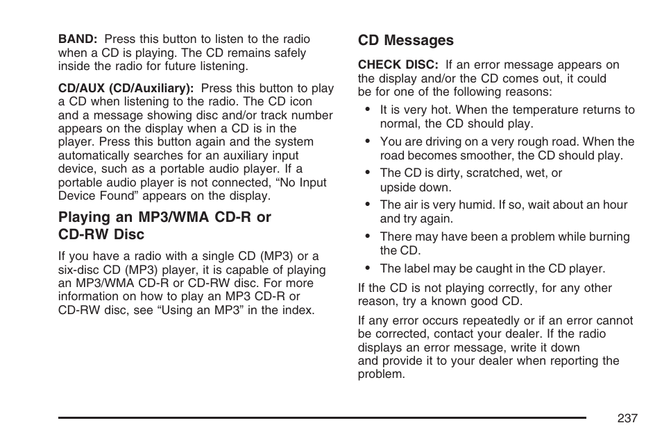 Pontiac 2007 Torrent User Manual | Page 237 / 490