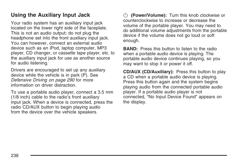 Pontiac 2007 Torrent User Manual | Page 238 / 490