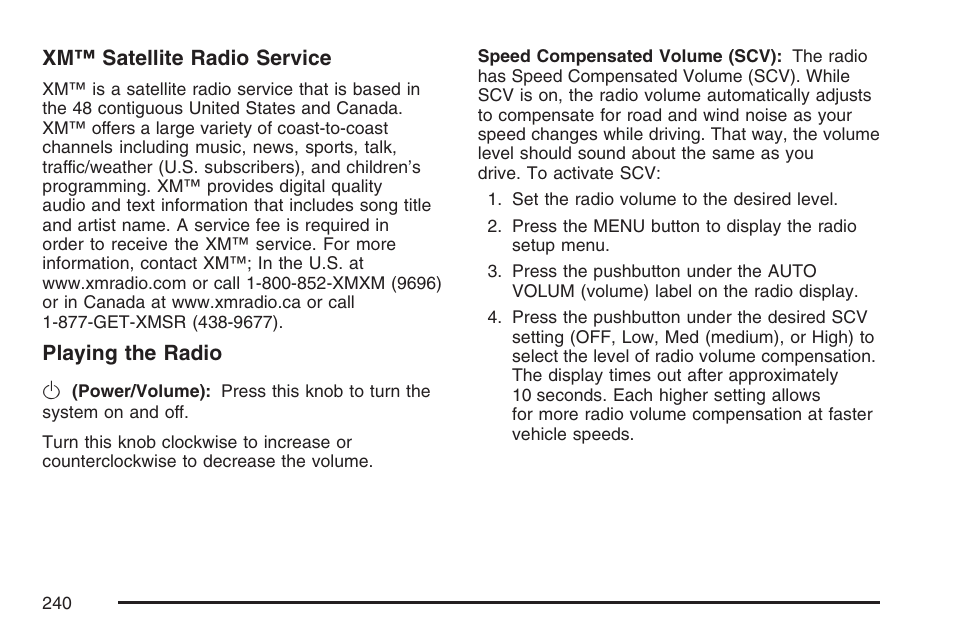 Pontiac 2007 Torrent User Manual | Page 240 / 490