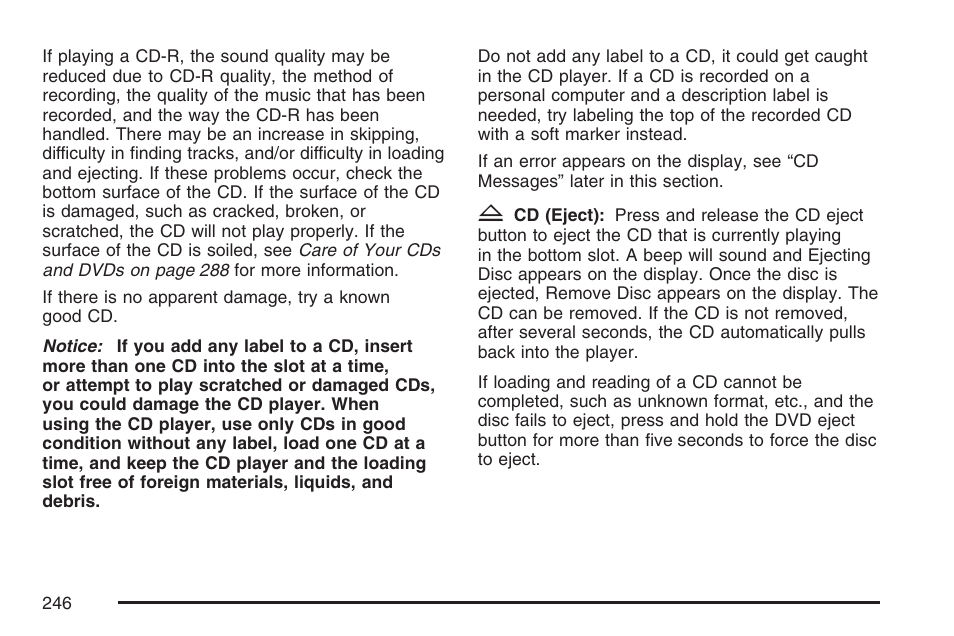 Pontiac 2007 Torrent User Manual | Page 246 / 490