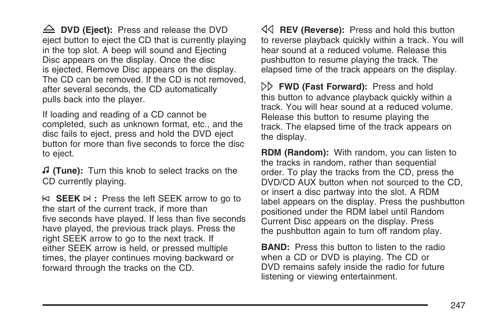Pontiac 2007 Torrent User Manual | Page 247 / 490