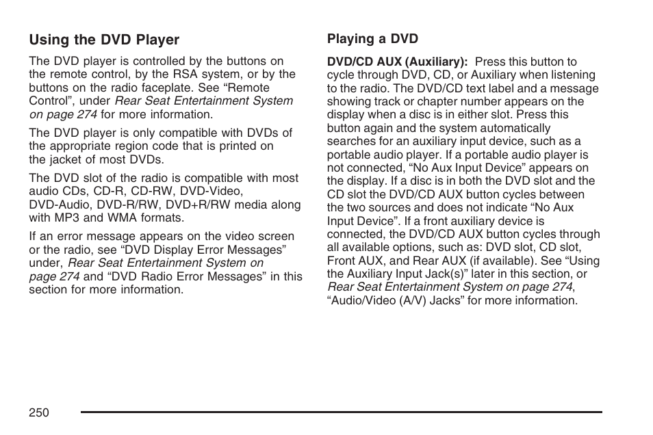 Pontiac 2007 Torrent User Manual | Page 250 / 490