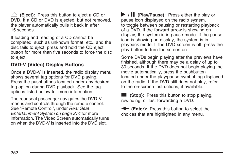 Pontiac 2007 Torrent User Manual | Page 252 / 490