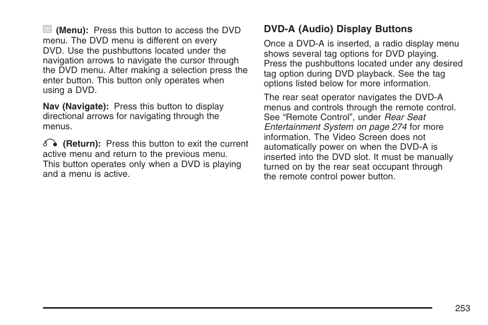 Pontiac 2007 Torrent User Manual | Page 253 / 490