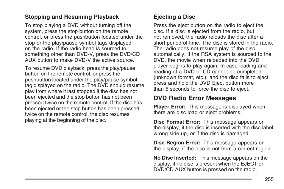 Pontiac 2007 Torrent User Manual | Page 255 / 490