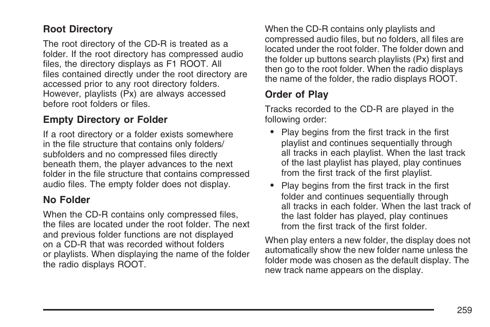 Pontiac 2007 Torrent User Manual | Page 259 / 490