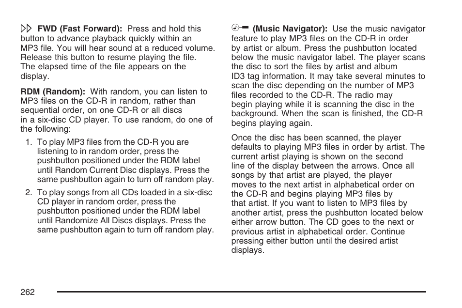 Pontiac 2007 Torrent User Manual | Page 262 / 490