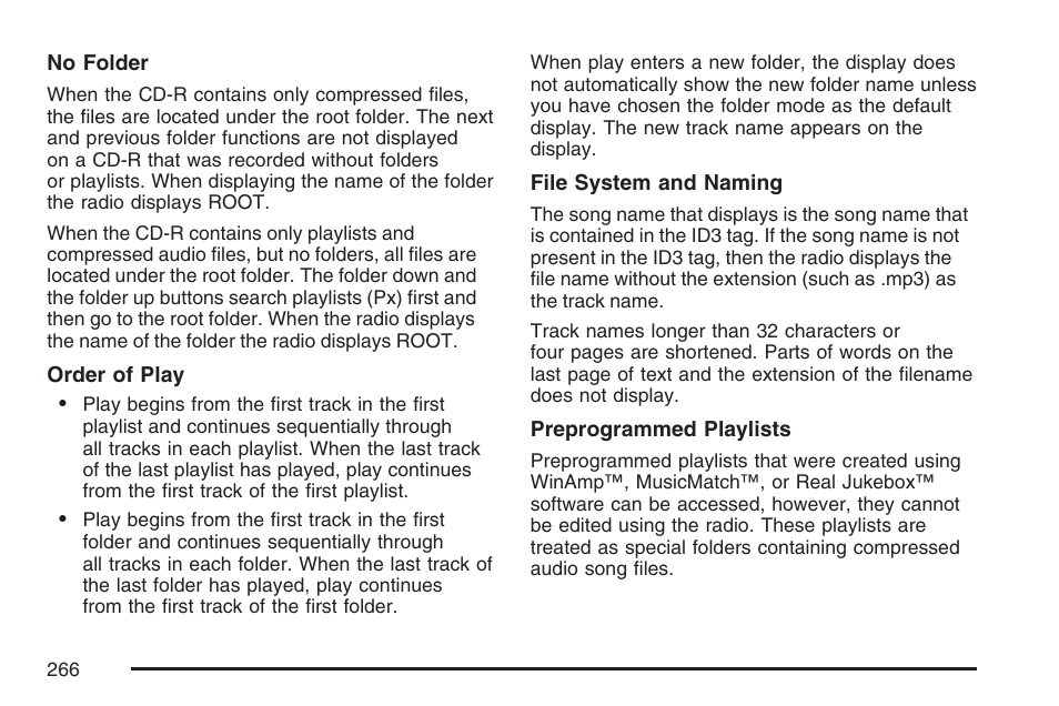 Pontiac 2007 Torrent User Manual | Page 266 / 490