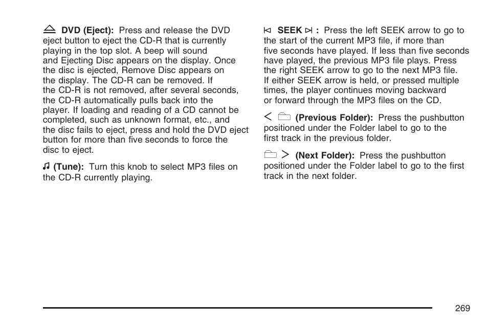 Pontiac 2007 Torrent User Manual | Page 269 / 490