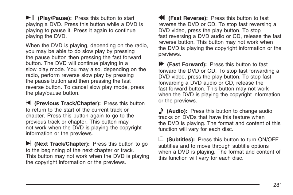 Pontiac 2007 Torrent User Manual | Page 281 / 490
