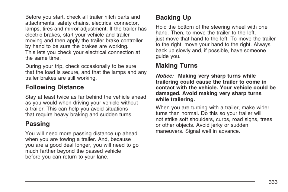 Pontiac 2007 Torrent User Manual | Page 333 / 490