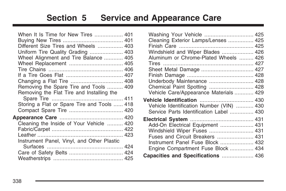 Pontiac 2007 Torrent User Manual | Page 338 / 490