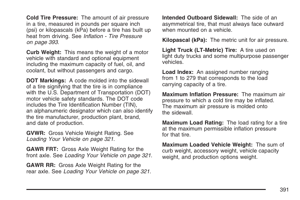 Pontiac 2007 Torrent User Manual | Page 391 / 490