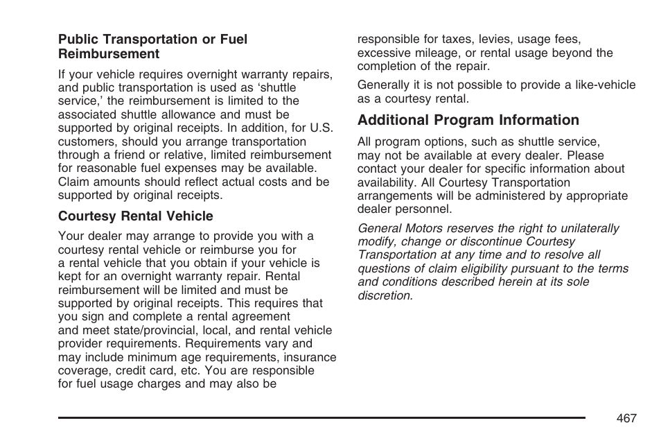 Pontiac 2007 Torrent User Manual | Page 467 / 490