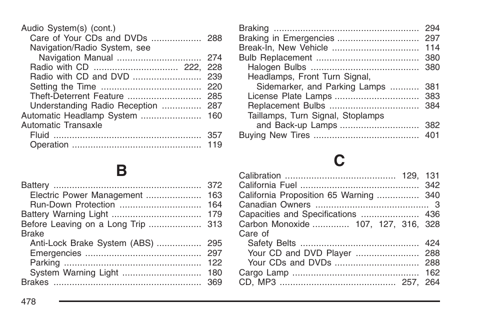 Pontiac 2007 Torrent User Manual | Page 478 / 490