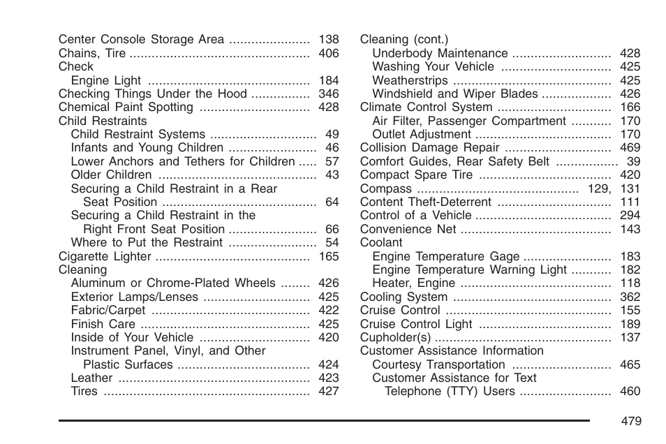 Pontiac 2007 Torrent User Manual | Page 479 / 490