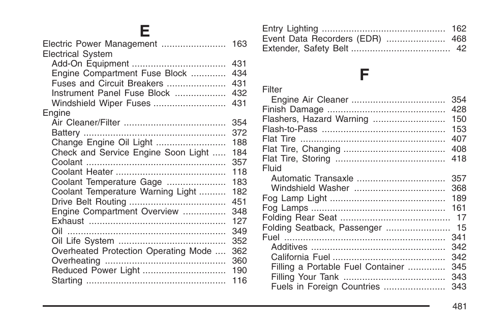 Pontiac 2007 Torrent User Manual | Page 481 / 490