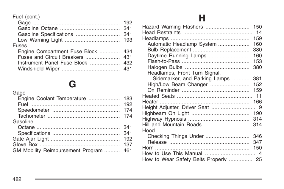 Pontiac 2007 Torrent User Manual | Page 482 / 490