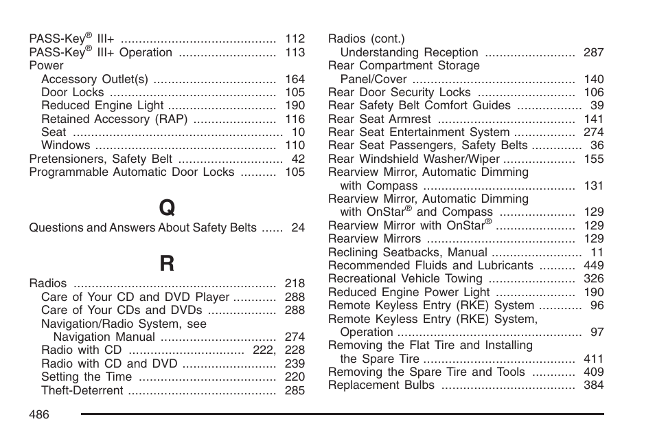 Pontiac 2007 Torrent User Manual | Page 486 / 490