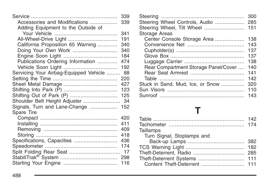 Pontiac 2007 Torrent User Manual | Page 488 / 490