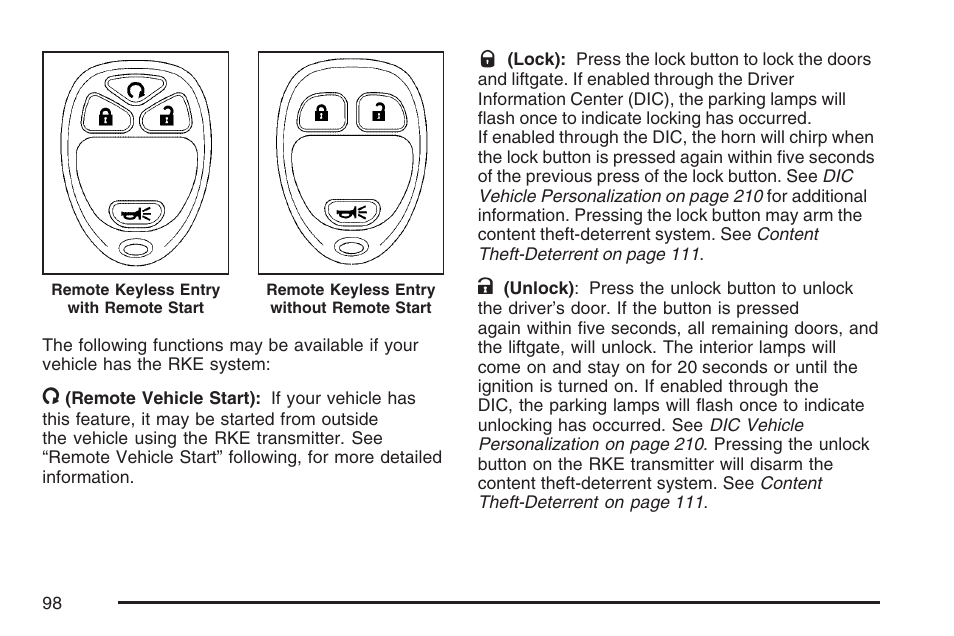 Pontiac 2007 Torrent User Manual | Page 98 / 490