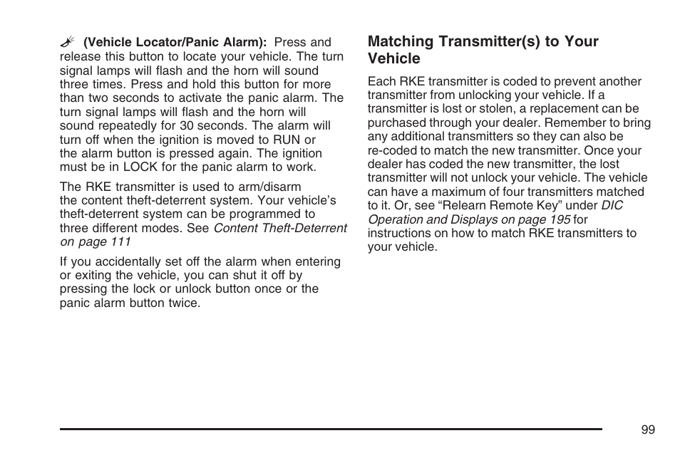 Pontiac 2007 Torrent User Manual | Page 99 / 490