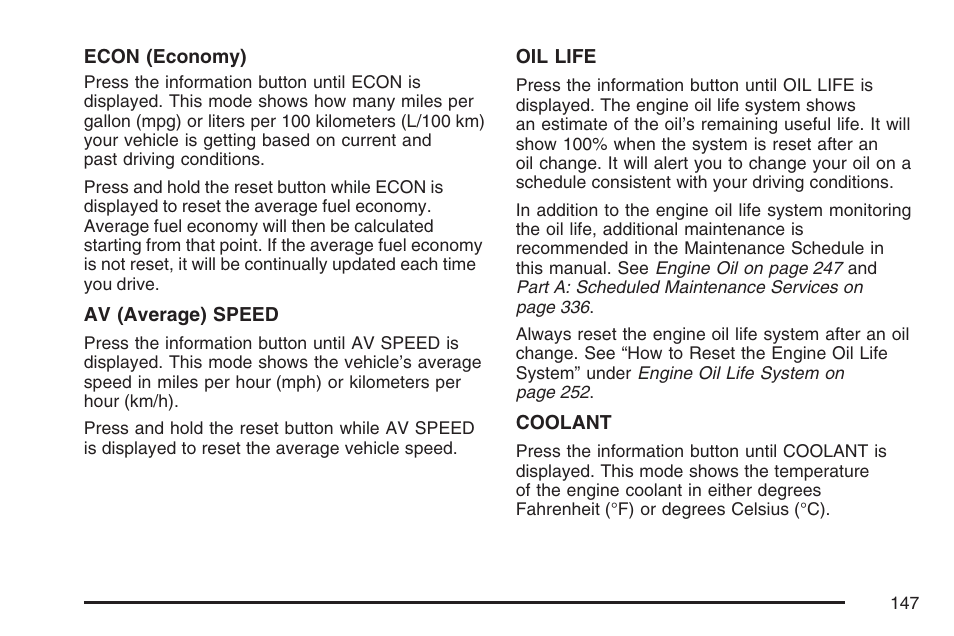 Pontiac 2007 Solstice User Manual | Page 147 / 396